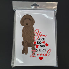 Load image into Gallery viewer, Doodle Chocolate #2 so Loved Greeting Cards -  Blank Note Cards – 8-Pack of Artist-Designed Cards with Envelopes