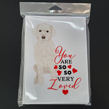 Load image into Gallery viewer, Doodle Cream #2 so Loved Greeting Cards -  Blank Note Cards – 8-Pack of Artist-Designed Cards with Envelopes