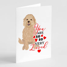 Load image into Gallery viewer, Doodle Fawn #1 so Loved Greeting Cards -  Blank Note Cards – 8-Pack of Artist-Designed Cards with Envelopes