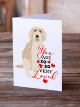Load image into Gallery viewer, Doodle Fawn #2 so Loved Greeting Cards -  Blank Note Cards – 8-Pack of Artist-Designed Cards with Envelopes