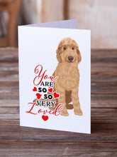 Load image into Gallery viewer, Doodle Liver #1 so Loved Greeting Cards -  Blank Note Cards – 8-Pack of Artist-Designed Cards with Envelopes