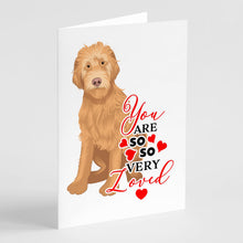 Load image into Gallery viewer, Doodle Liver #2 so Loved Greeting Cards -  Blank Note Cards – 8-Pack of Artist-Designed Cards with Envelopes