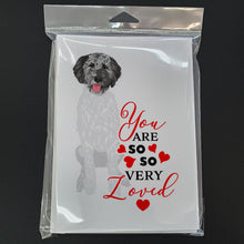 Load image into Gallery viewer, Doodle Silver #3 so Loved Greeting Cards -  Blank Note Cards – 8-Pack of Artist-Designed Cards with Envelopes