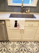 Load image into Gallery viewer, Labrador Retriever Black #1 so Loved White Kitchen Towel Set of 2