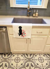 Load image into Gallery viewer, Labrador Retriever Black #2 so Loved White Kitchen Towel Set of 2