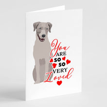Load image into Gallery viewer, Labrador Retriever Gray so Loved Greeting Cards -  Blank Note Cards – 8-Pack of Artist-Designed Cards with Envelopes