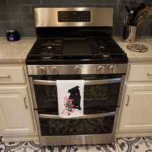 Load image into Gallery viewer, Pug Black #1 so Loved White Kitchen Towel Set of 2