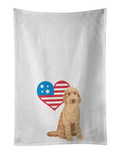 Load image into Gallery viewer, Doodle Liver #1 Patriotic White Kitchen Towel Set of 2