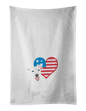 Load image into Gallery viewer, Pit Bull White #1 Patriotic White Kitchen Towel Set of 2