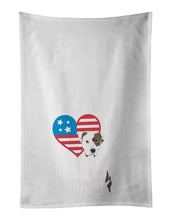 Load image into Gallery viewer, Pit Bull White #2 Patriotic White Kitchen Towel Set of 2