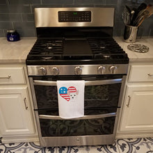 Load image into Gallery viewer, Schnauzer White #2 Patriotic White Kitchen Towel Set of 2