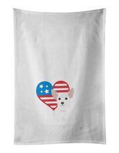 Load image into Gallery viewer, Schnauzer White #2 Patriotic White Kitchen Towel Set of 2