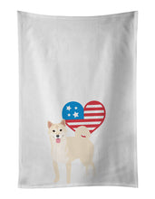 Load image into Gallery viewer, Shiba Inu Cream #1 Patriotic White Kitchen Towel Set of 2
