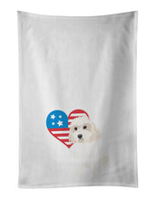 Load image into Gallery viewer, Shih-Tzu Gold #7 Patriotic White Kitchen Towel Set of 2