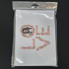 Load image into Gallery viewer, Basset Hound #8 LOVE Greeting Cards -  Blank Note Cards – 8-Pack of Artist-Designed Cards with Envelopes