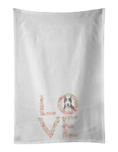 Load image into Gallery viewer, Bull Terrier #7 LOVE White Kitchen Towel Set of 2
