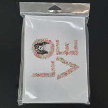 Load image into Gallery viewer, Cavalier Spaniel Tricolor #2 LOVE Greeting Cards -  Blank Note Cards – 8-Pack of Artist-Designed Cards with Envelopes