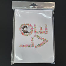 Load image into Gallery viewer, Cavalier Spaniel Tricolor #4 LOVE Greeting Cards -  Blank Note Cards – 8-Pack of Artist-Designed Cards with Envelopes