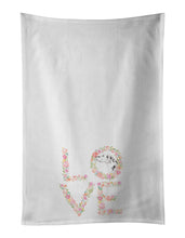 Load image into Gallery viewer, Dalmatian #4 LOVE White Kitchen Towel Set of 2