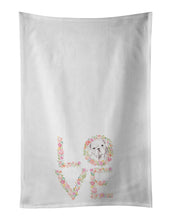 Load image into Gallery viewer, English Bulldog #9 LOVE White Kitchen Towel Set of 2