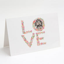 Load image into Gallery viewer, Cocker Spaniel #2 LOVE Greeting Cards -  Blank Note Cards – 8-Pack of Artist-Designed Cards with Envelopes