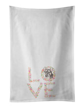 Load image into Gallery viewer, French Bulldog #6 LOVE White Kitchen Towel Set of 2