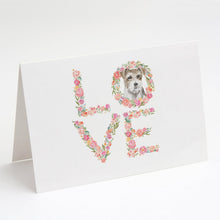Load image into Gallery viewer, Jack Russell Terrier #8 LOVE Greeting Cards -  Blank Note Cards – 8-Pack of Artist-Designed Cards with Envelopes