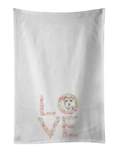 Load image into Gallery viewer, Jack Russell Terrier #8 LOVE White Kitchen Towel Set of 2