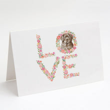 Load image into Gallery viewer, Labrador Retriever #3 LOVE Greeting Cards -  Blank Note Cards – 8-Pack of Artist-Designed Cards with Envelopes