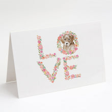 Load image into Gallery viewer, Labrador Retriever #5 LOVE Greeting Cards -  Blank Note Cards – 8-Pack of Artist-Designed Cards with Envelopes