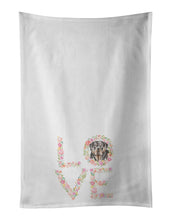 Load image into Gallery viewer, Rottweiler #1 LOVE White Kitchen Towel Set of 2