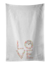 Load image into Gallery viewer, Sheltie #9 LOVE White Kitchen Towel Set of 2
