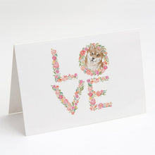 Load image into Gallery viewer, Shiba Inu #8 LOVE Greeting Cards -  Blank Note Cards – 8-Pack of Artist-Designed Cards with Envelopes
