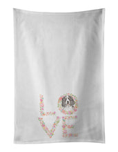 Load image into Gallery viewer, English Springer Spaniel #1 LOVE White Kitchen Towel Set of 2
