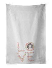 Load image into Gallery viewer, English Springer Spaniel #5 LOVE White Kitchen Towel Set of 2