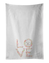 Load image into Gallery viewer, Westie #1 LOVE White Kitchen Towel Set of 2