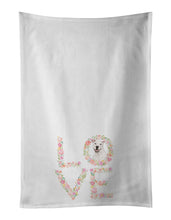 Load image into Gallery viewer, Staffordshire Bull Terrier White Love White Kitchen Towel Set of 2 Dish Towels