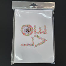 Load image into Gallery viewer, Bichon Frise Love Greeting Cards -  Blank Note Cards – 8-Pack of Artist-Designed Cards with Envelopes