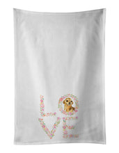 Load image into Gallery viewer, Chihuahua Love White Kitchen Towel Set of 2 Dish Towels