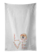 Load image into Gallery viewer, Chow Chow #2 Love White Kitchen Towel Set of 2 Dish Towels