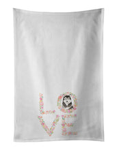 Load image into Gallery viewer, Alaskan Malamute Love White Kitchen Towel Set of 2 Dish Towels