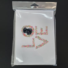 Load image into Gallery viewer, Giant Schnauzer Love Greeting Cards -  Blank Note Cards – 8-Pack of Artist-Designed Cards with Envelopes