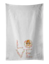 Load image into Gallery viewer, Tibetan Mastiff Love White Kitchen Towel Set of 2 Dish Towels