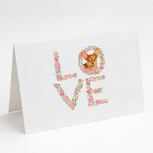 Load image into Gallery viewer, Toy Terrier Love Greeting Cards -  Blank Note Cards – 8-Pack of Artist-Designed Cards with Envelopes