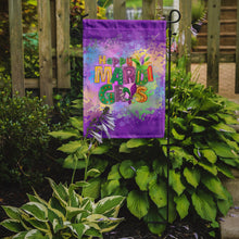 Load image into Gallery viewer, Happy Mardi Gras Garden Flag – Decorative Outdoor Yard Flag