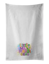 Load image into Gallery viewer, Little Mr. Mardi Gras White Kitchen Towel Set of 2 Dish Towels