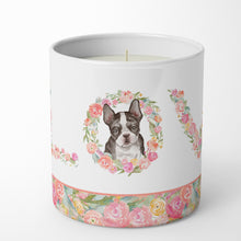 Load image into Gallery viewer, Boston Terrier Puppy #3 Love 10 oz Decorative Soy Candle