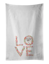 Load image into Gallery viewer, Great Pyrenees #5 Love White Kitchen Towel Set of 2 Dish Towels