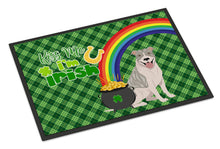 Load image into Gallery viewer, Blue Brindle Pit Bull Terrier St. Patrick's Day Doormat - 24x36 Decorative Floor Mat – Indoor/Outdoor Rug with Artistic Flair
