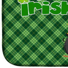Load image into Gallery viewer, Red Pit Bull Terrier St. Patrick's Day Dish Drying Mat – Absorbent, Artistic Kitchen Essentials